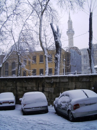 Snowy mosque